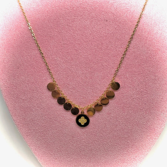Collier Médaillon Trèfle